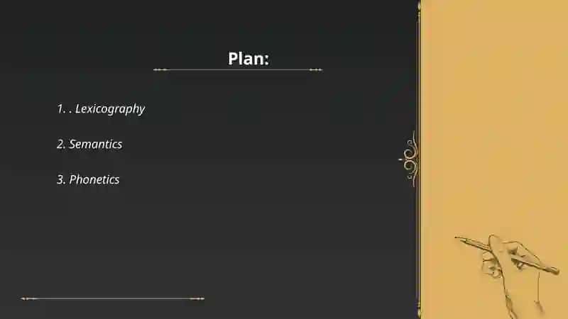 Lexicography 2