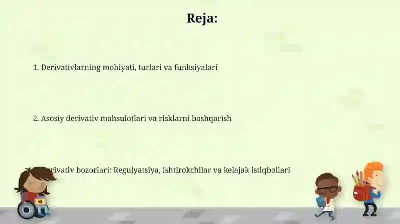 Derivativlar: Ta'rif, Turlari va Funktsiyalari 2