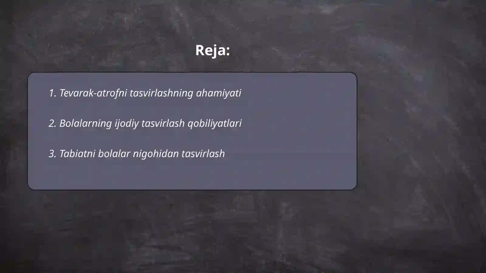 Tevarak atrofni tasvirlash asosida bolalarning tasviriy faoliyati 2