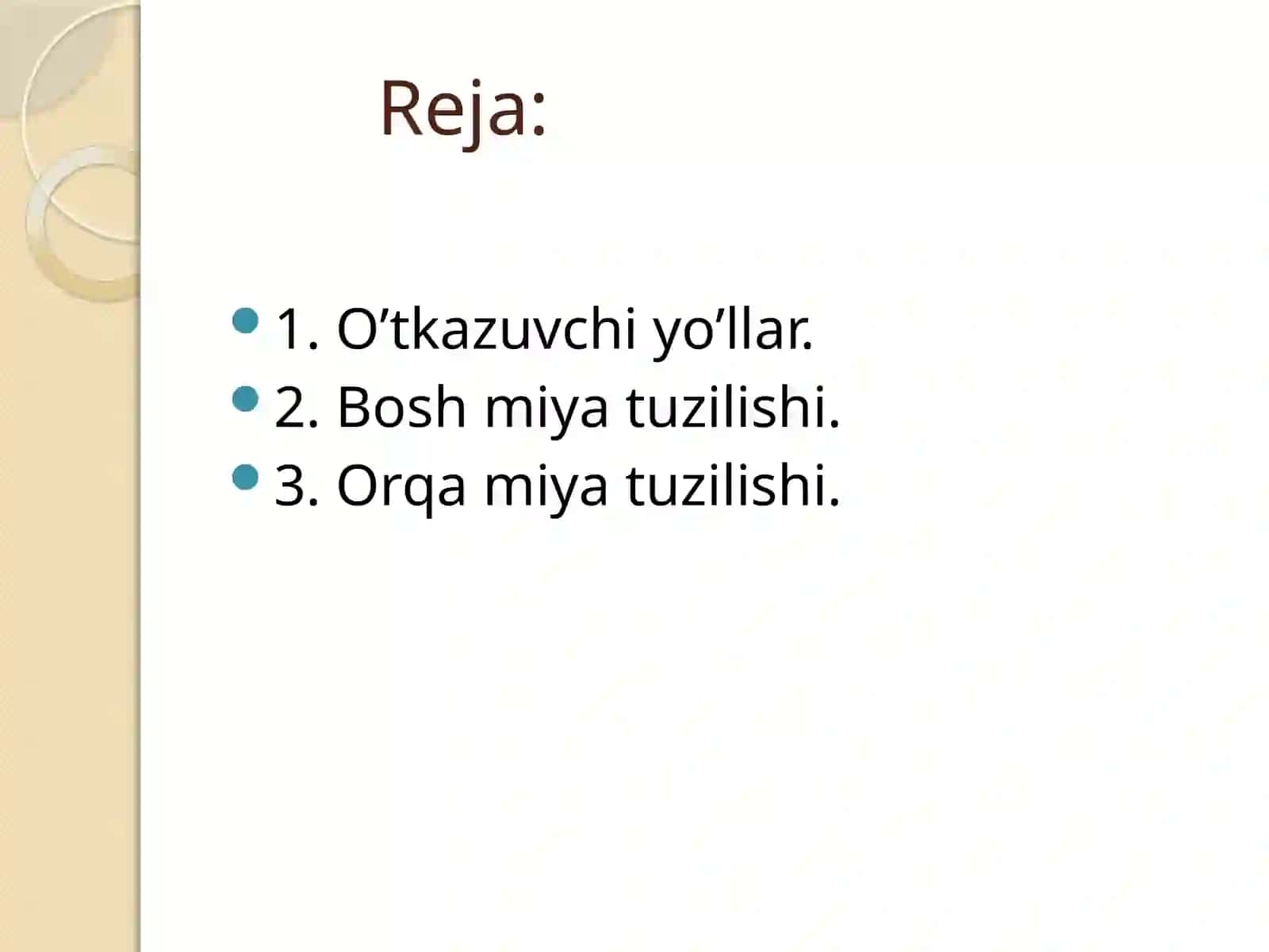 O’tkazuvchi yo’llar 2