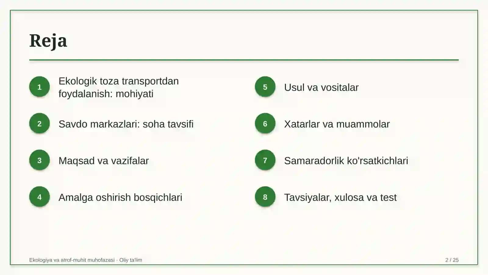 savdo markazlarida ekologik toza transportdan foydalanish 6431 2
