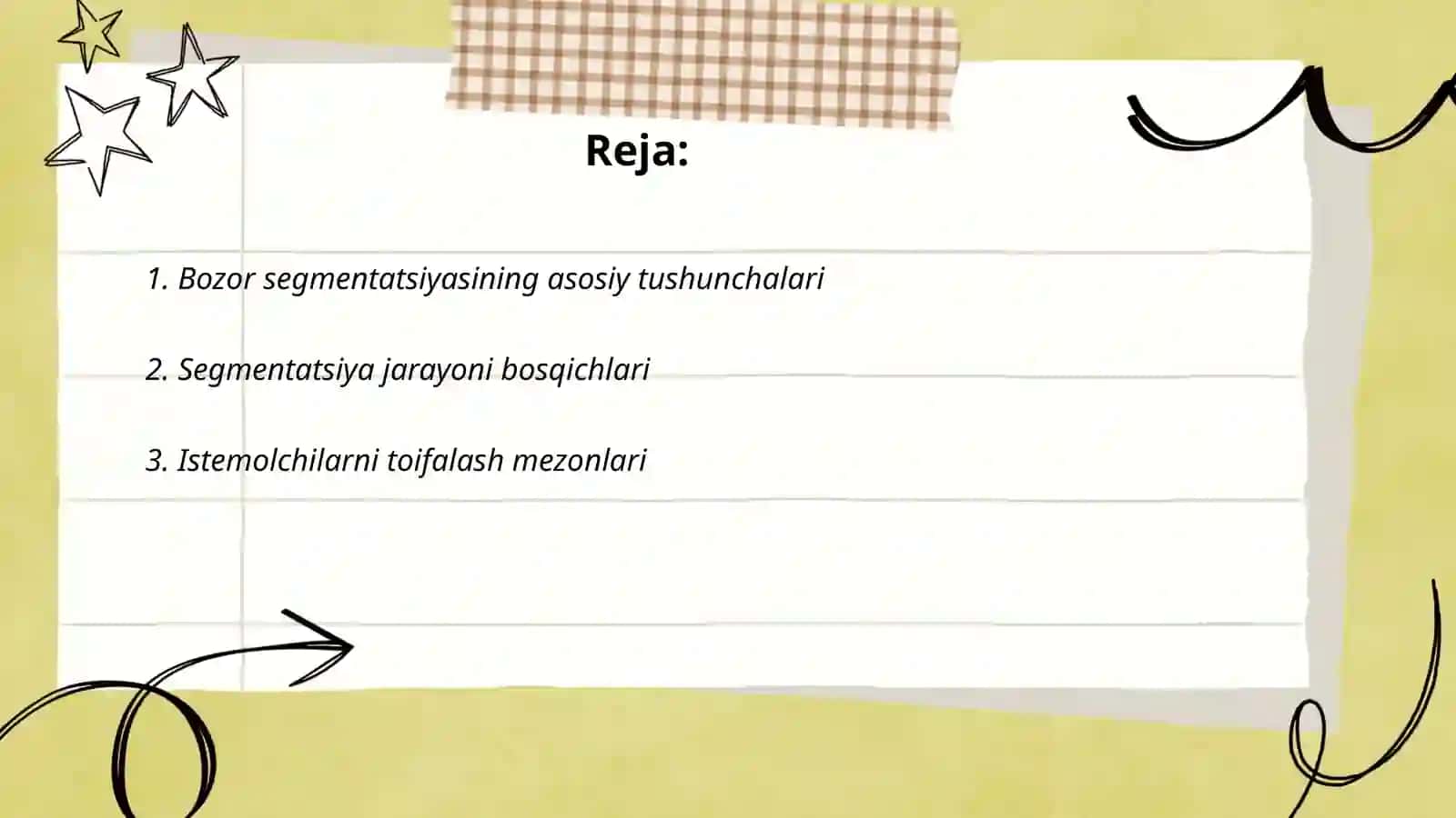 Bozor Segmentatsiyasi 2