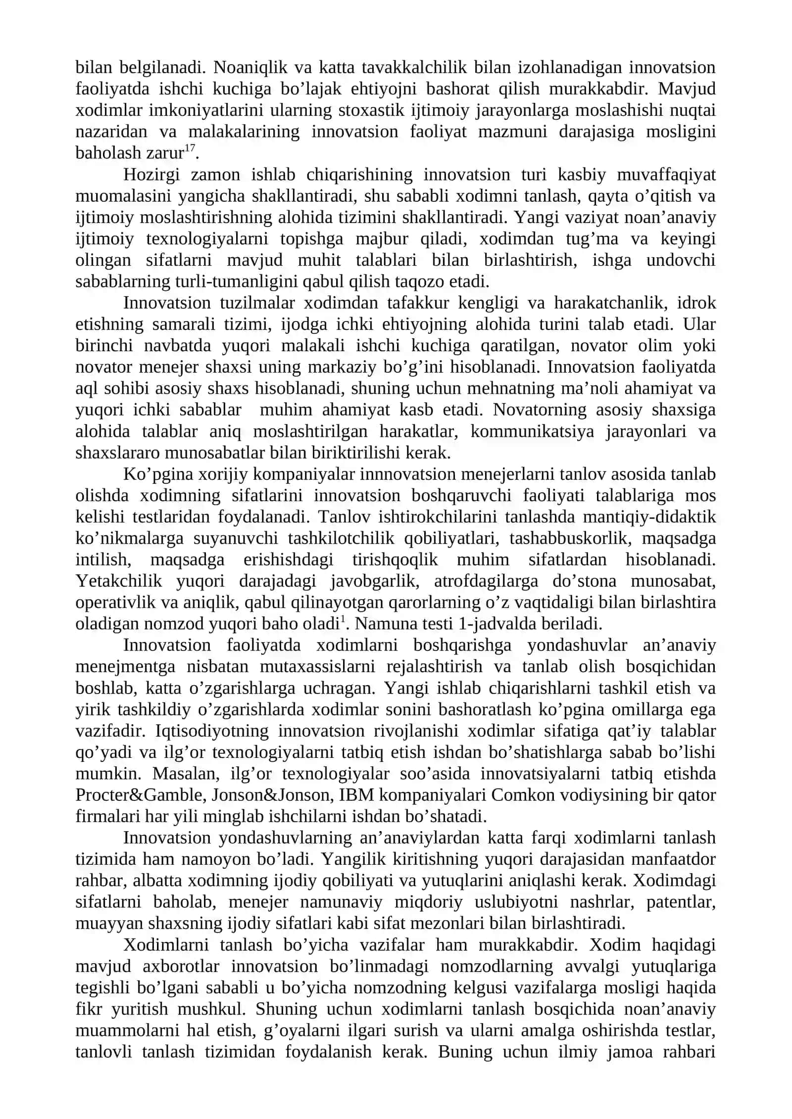 Xodimlarni innovatsion boshqarish 2