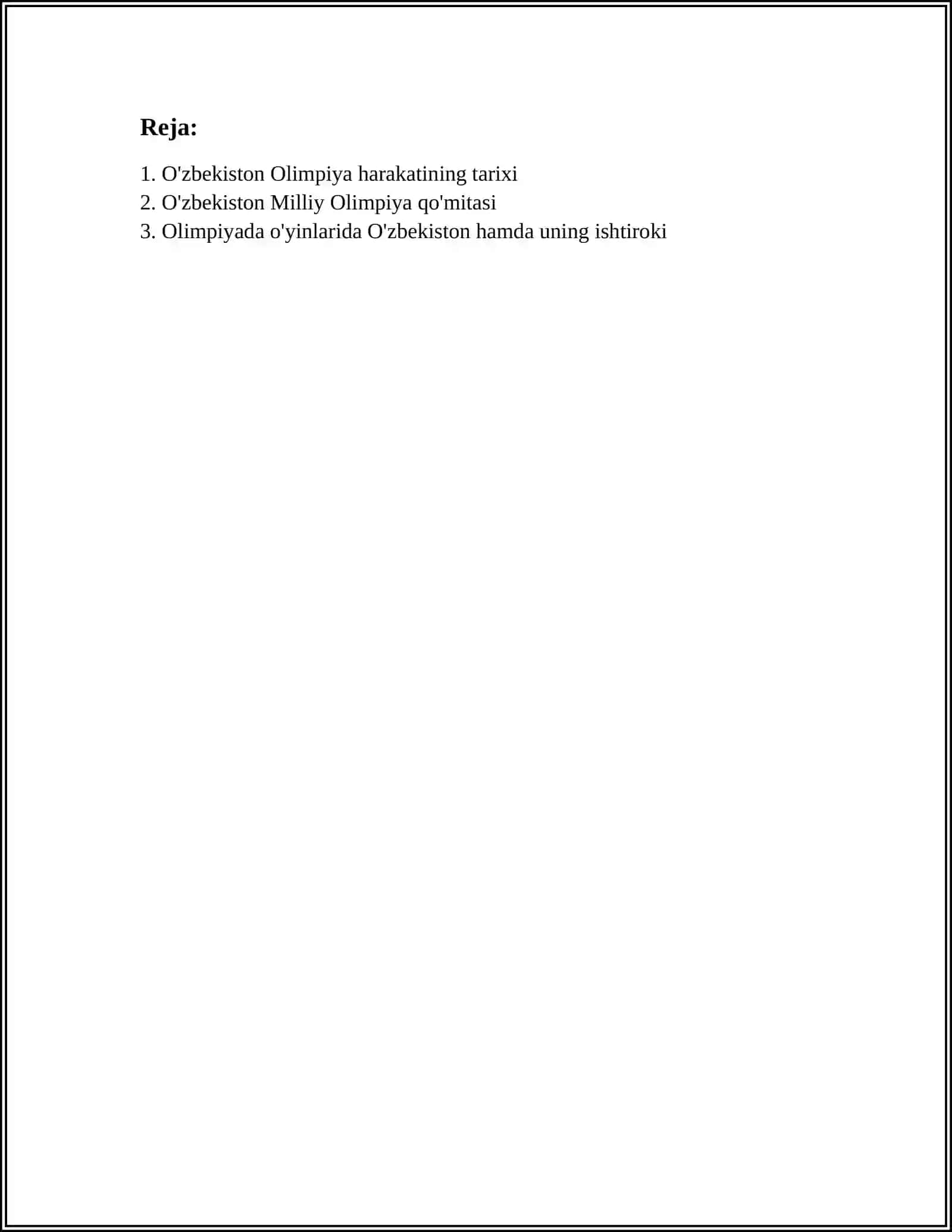 O'ZBEKISTON OLIMPIYA HARAKATI 2