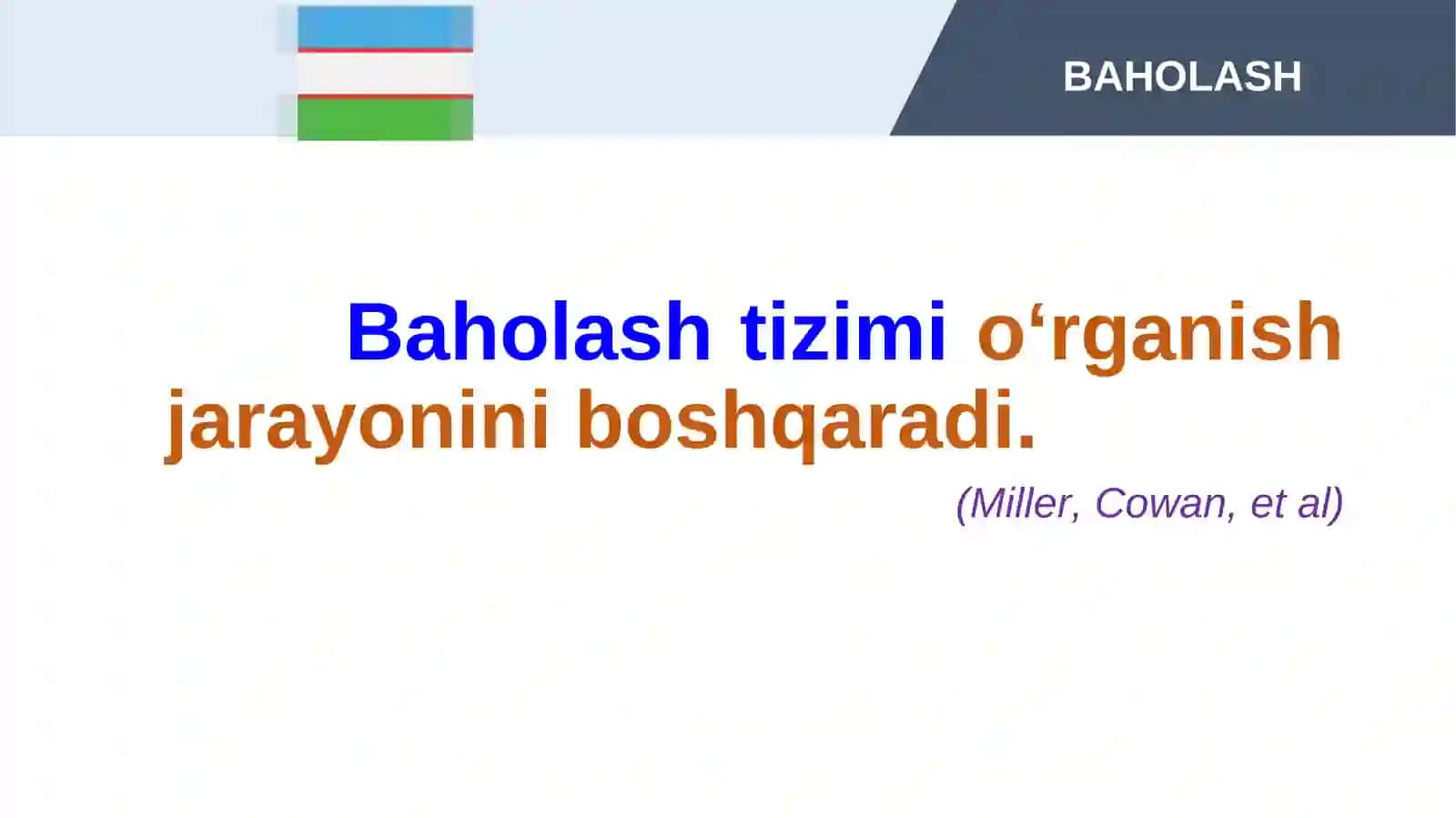 O‘QUV TOPSHIRIQLARINI TAYYORLASH VA AMALIYOTDA QO‘LLASHVA TA’LIM SIFATINI MONITORINGI 2
