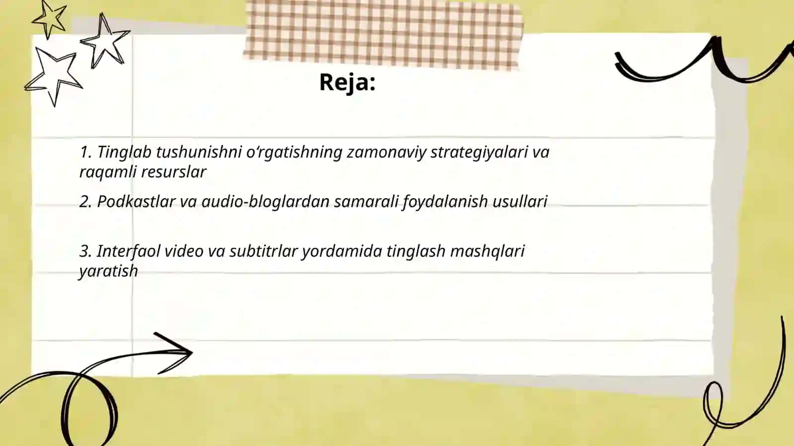 TINGLAB TUSHUNISHNI O‘RGATISHDA ZAMONAVIY TEXNOLOGIYALAR 2