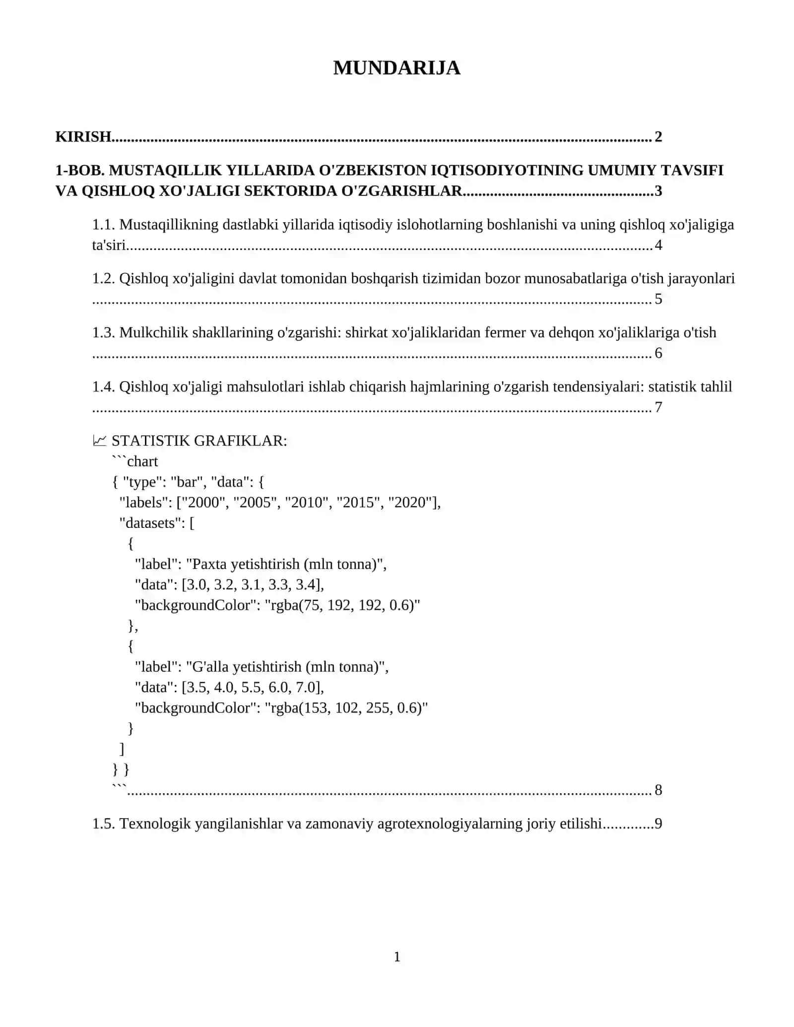 Mustaqillik yillarida qishloq xoʻjaligi va  sanoat sohasidagi  oʻzgarishlar 2