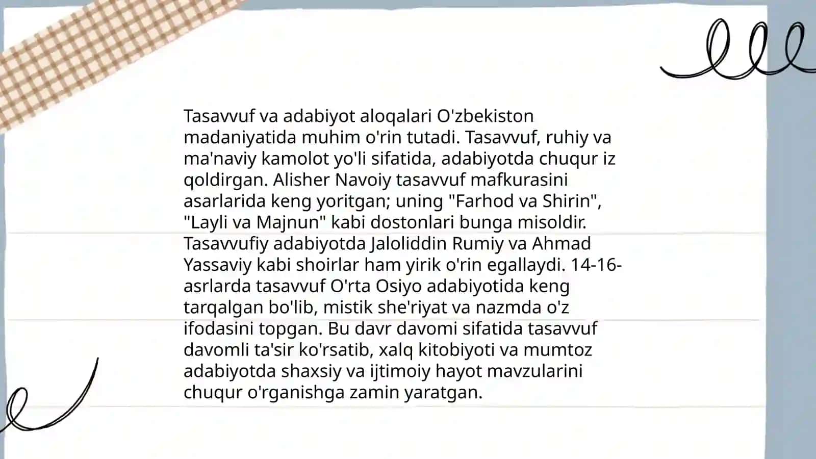 Nishotiyning "Husn va Dil" dostonining tasavvufiy talqinlari 3