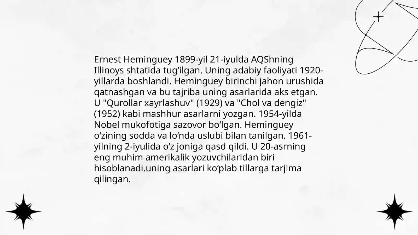 Ernest Miller Heminguey 3