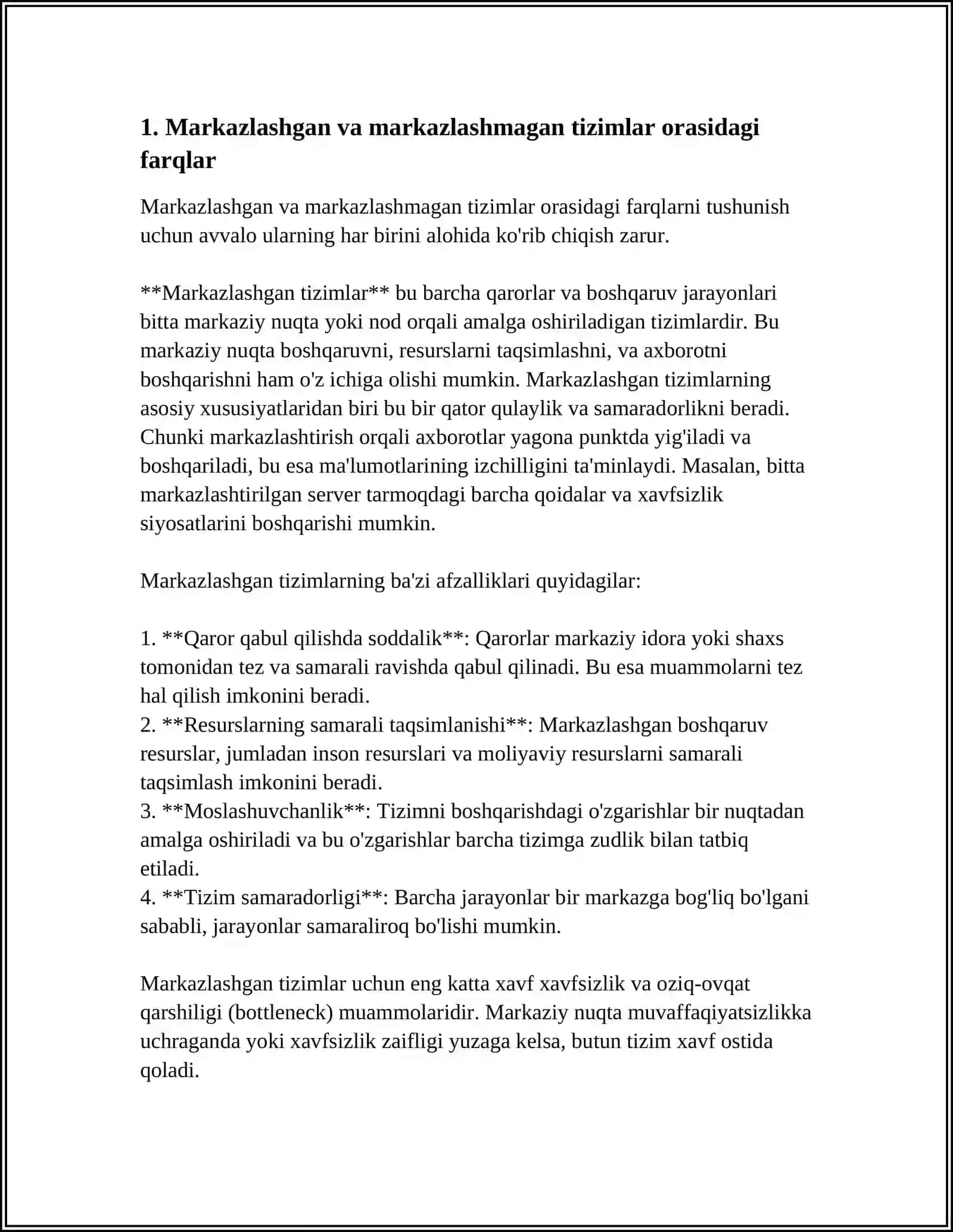 MARKAZLASHGAN VA MARKAZLASHMANGAN BLOKCHAYN TEXNALOGIYASI 3