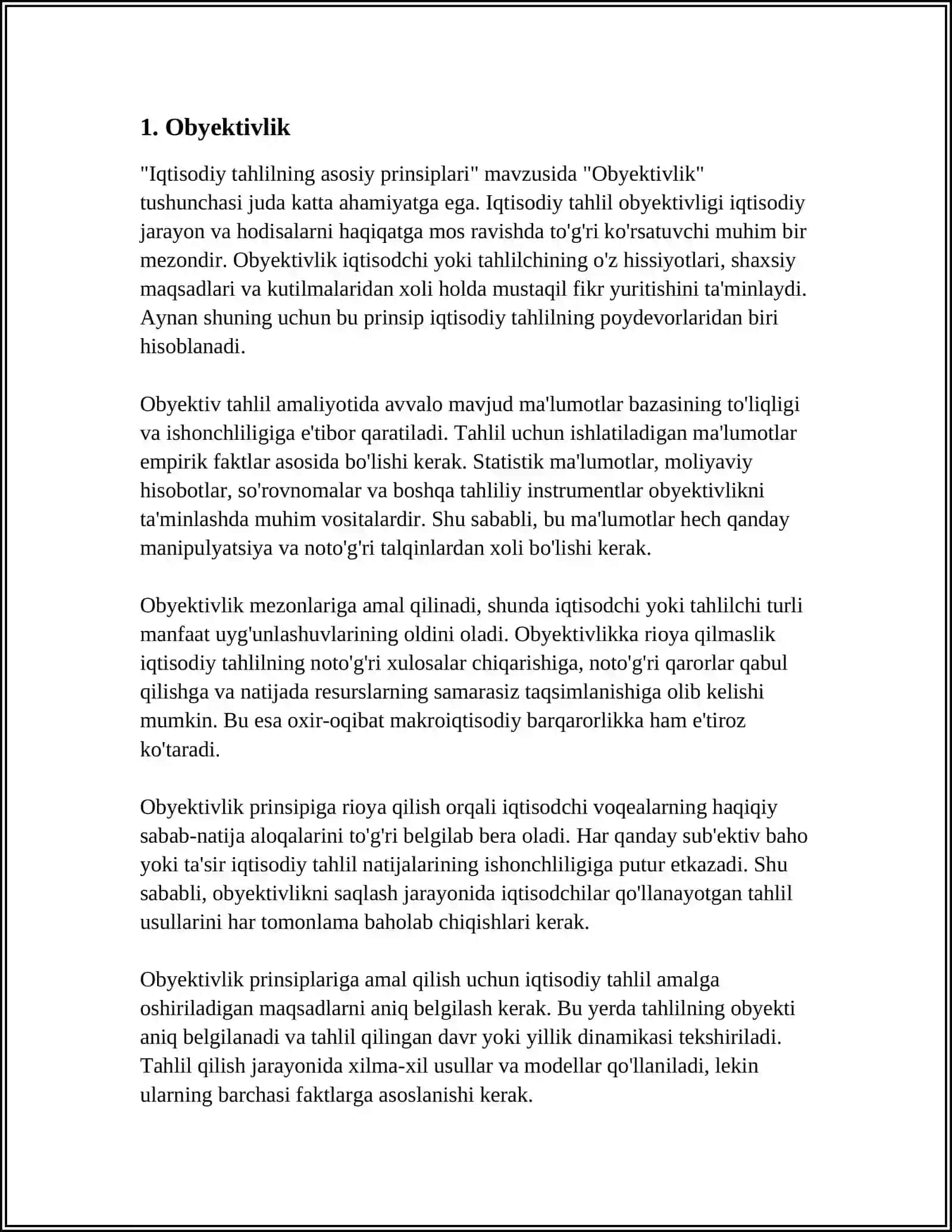 IQTISODIY TAHLILNING ASOSIY PRINSIPLARI 3