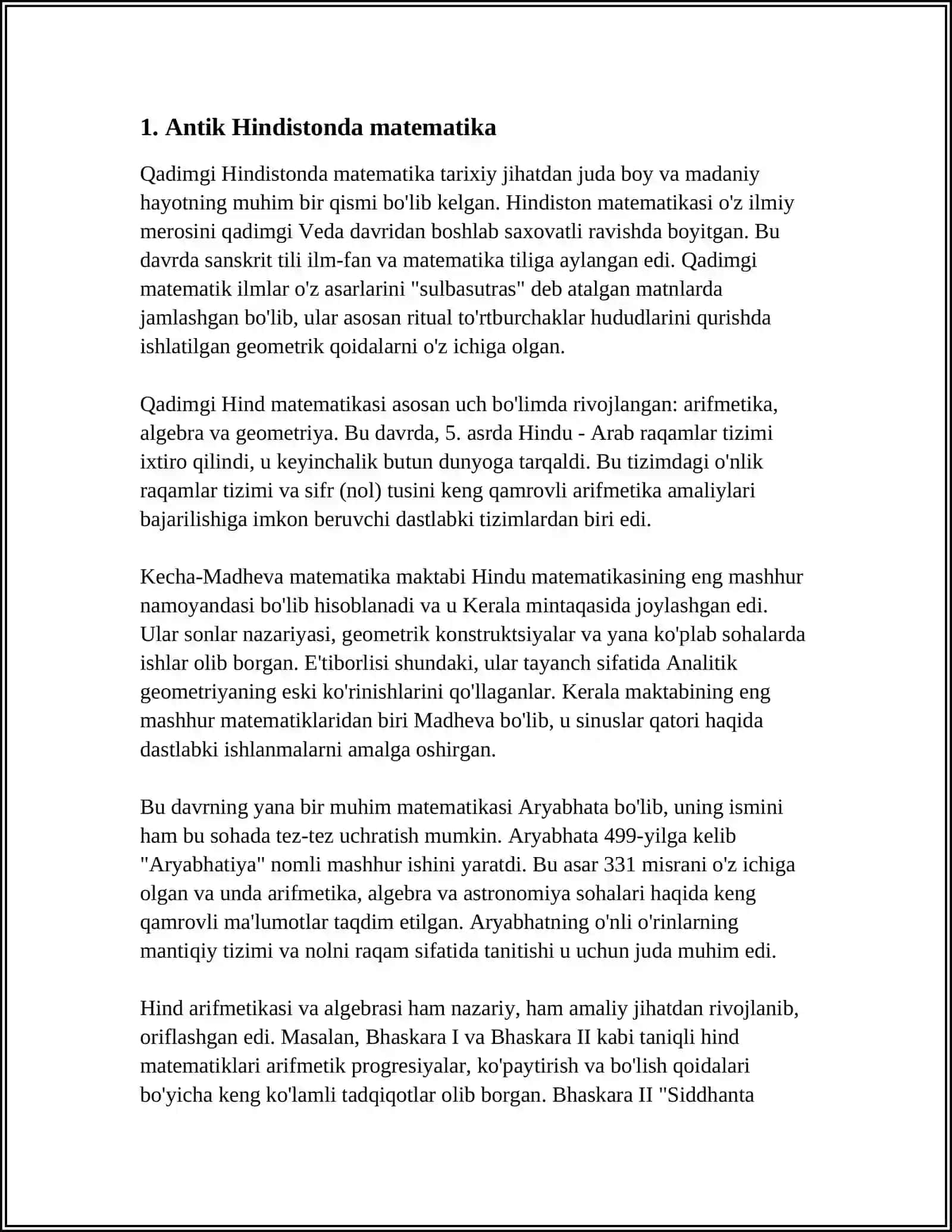 QADIMGI HINDISTONDA ILMIY BILIMLAR 3