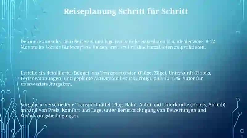 Reiseplanung: Von A bis Z 3