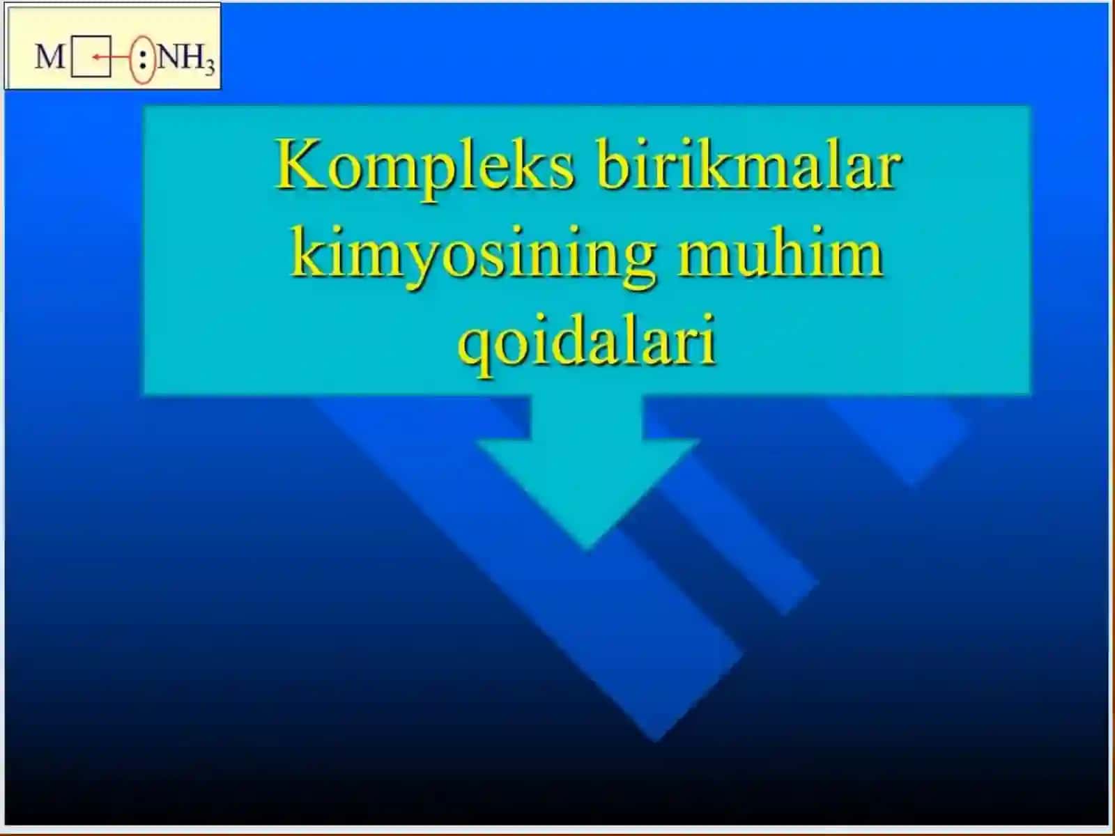 Kompleks birikmalar 3