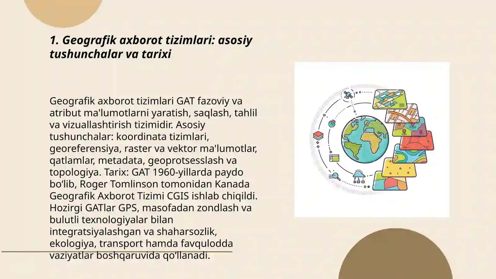 Geografik axborot tizimlari 3