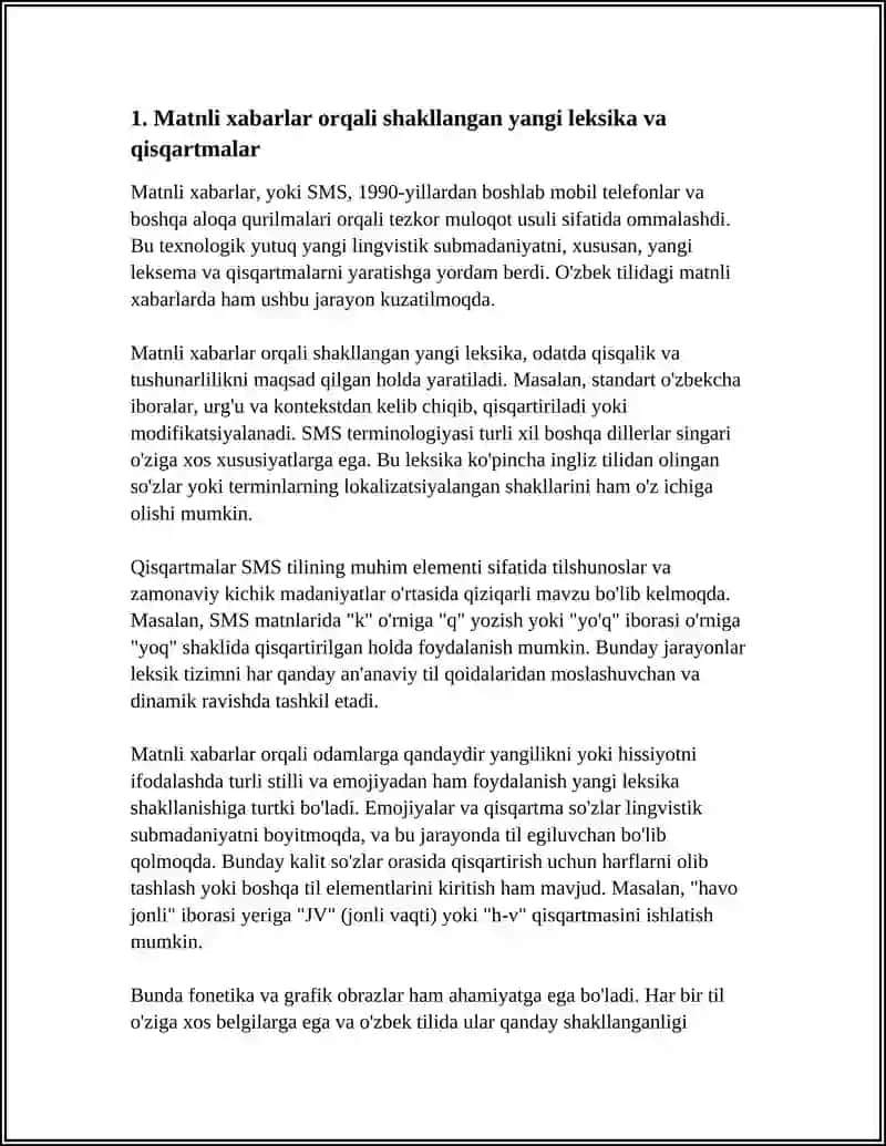 “MATNLI XABARLAR TA’SIRI: TEXNOLOGIYA QANDAY QILIB LINGVISTIK SUBMADANIYATNI YARATDI.” 3