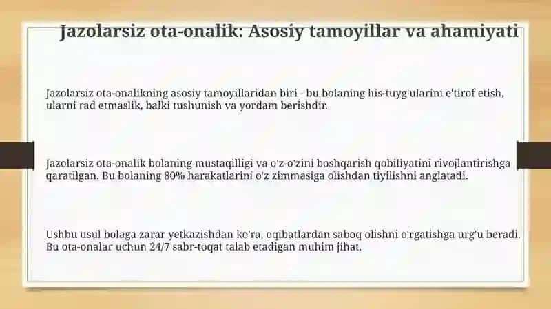 Jazosiz tarbiya 3