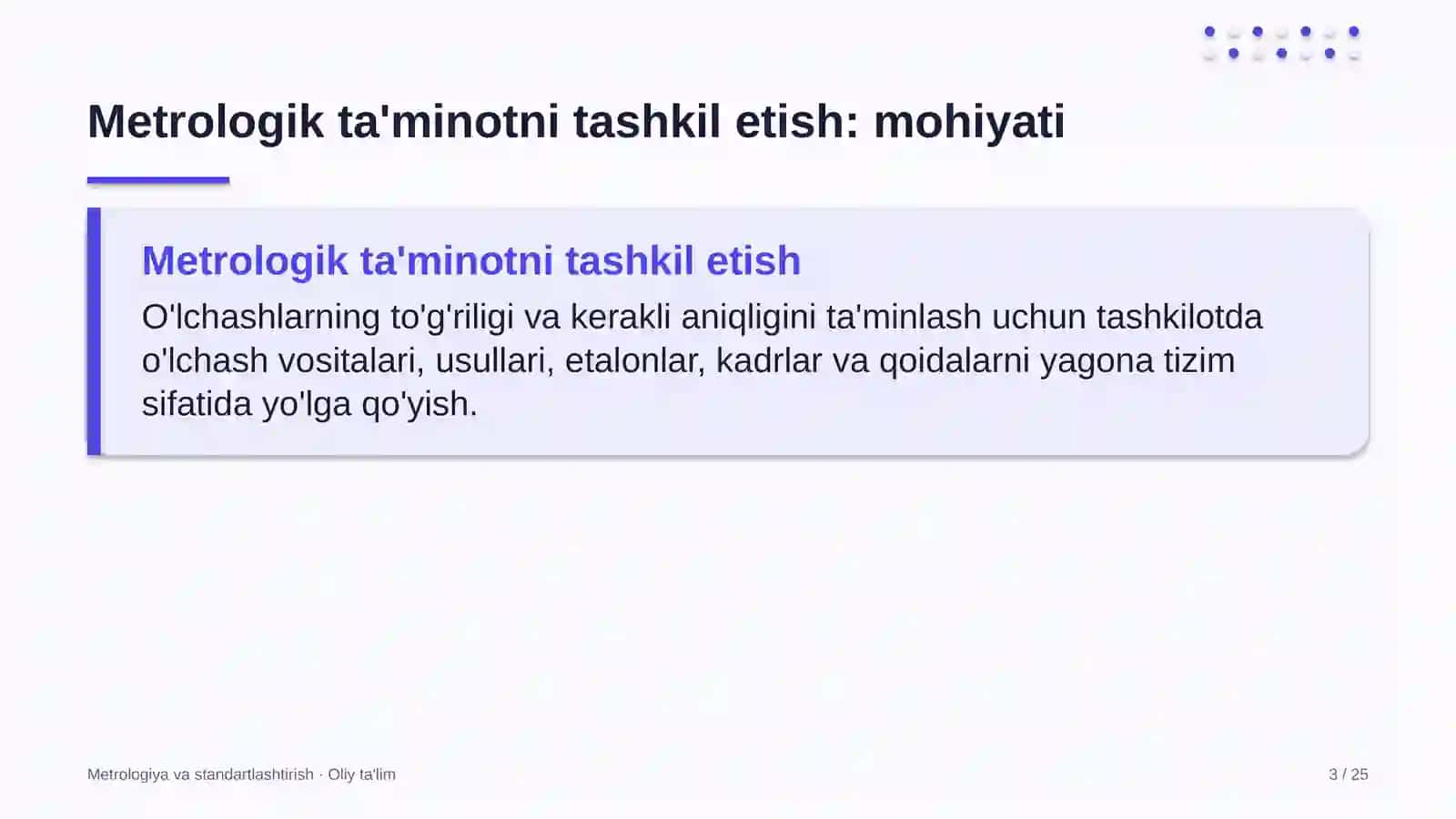 paxta tozalash zavodlarida metrologik ta'minotni tashkil etish 7347 3