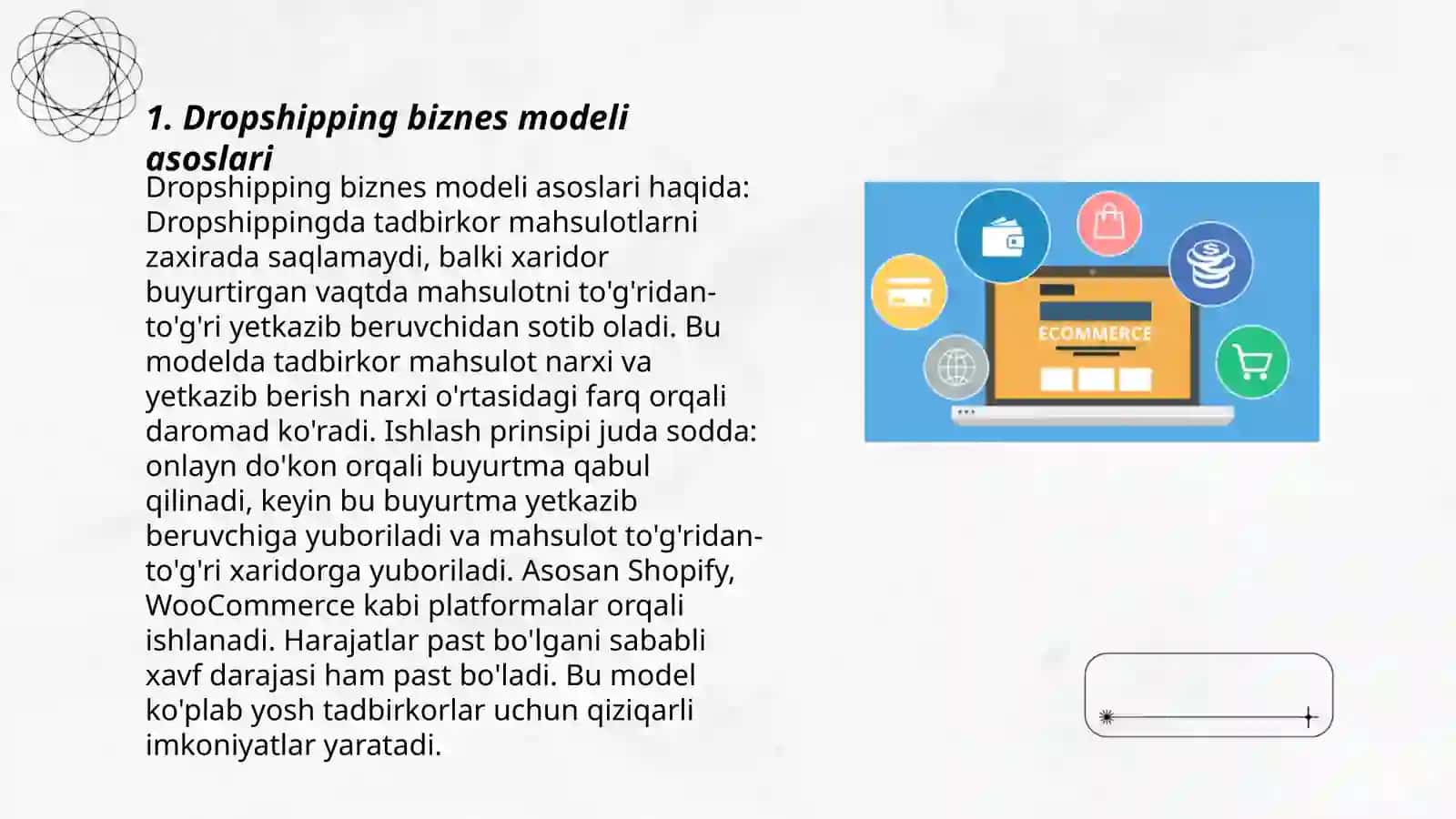 Dropshipping biznes modeli asoslari 3