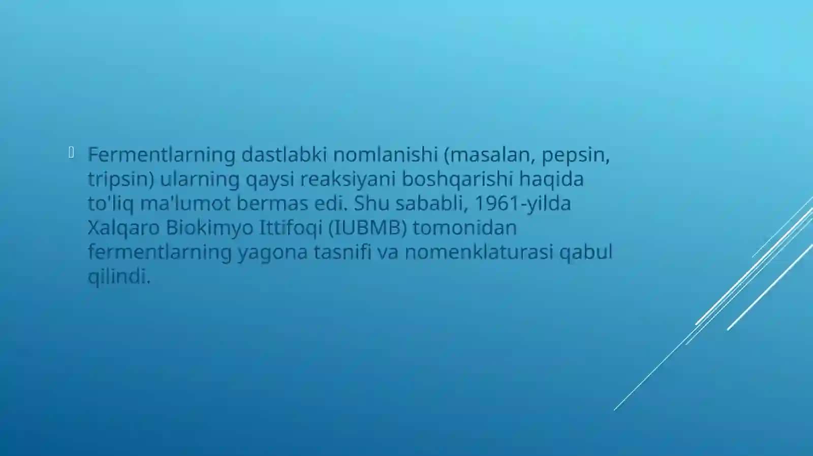 FERMENTLARNI XALQARO TASNIFLASH TAMOYILI 3