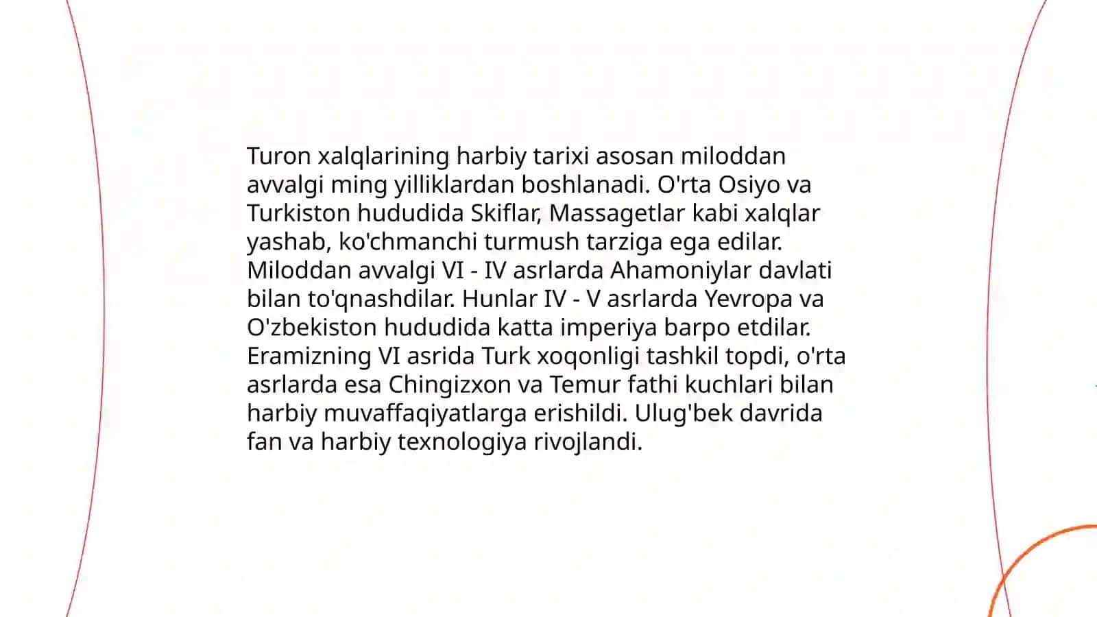 Turon xalqlarining harbiy san'ati 3
