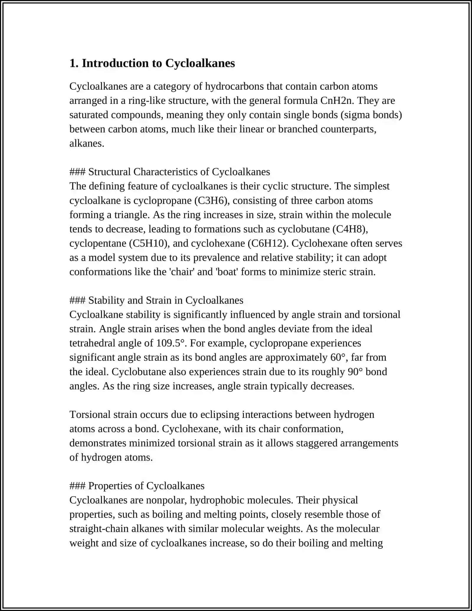 CYCLOALKANES 3