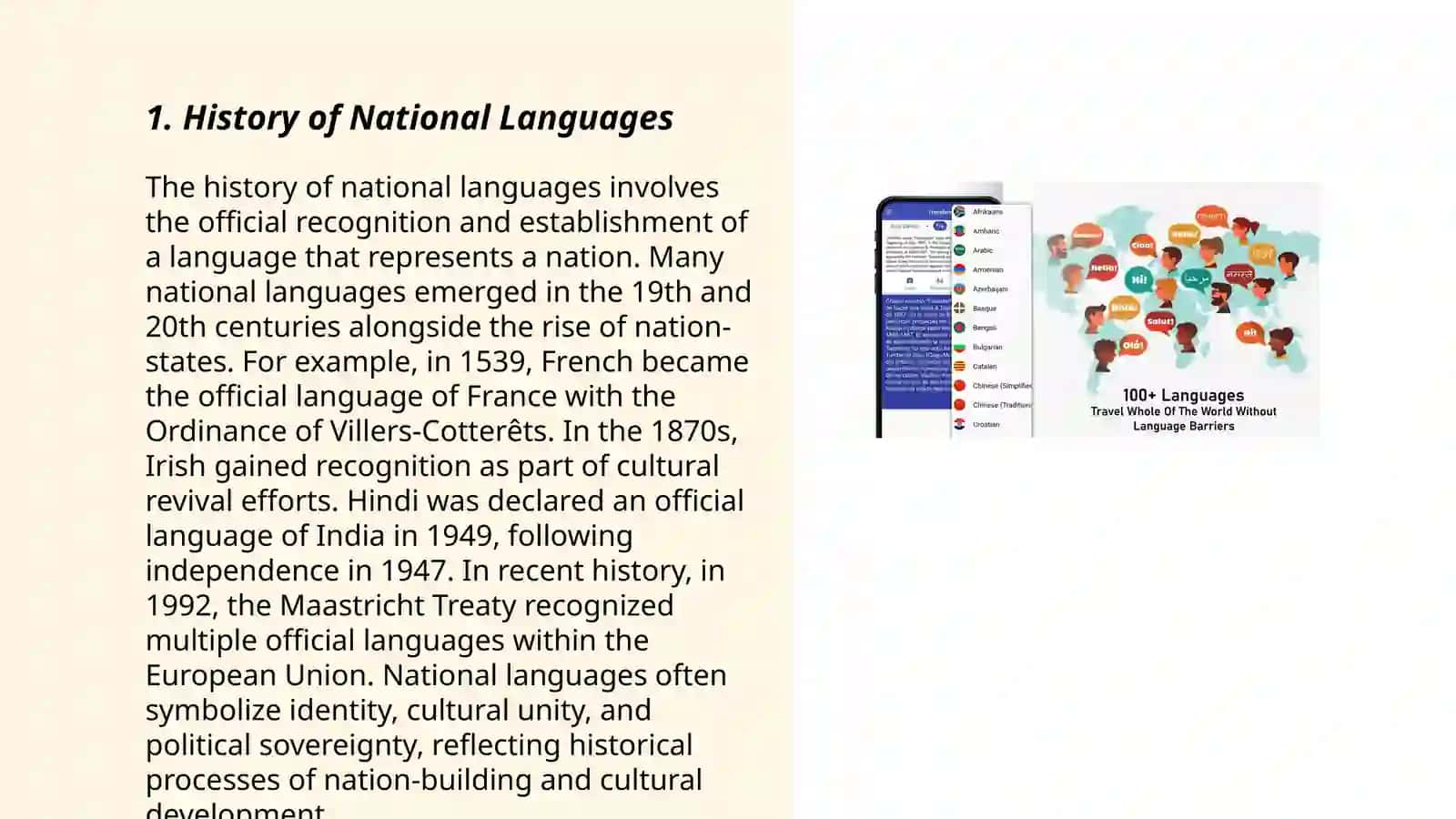History of National Languages 3