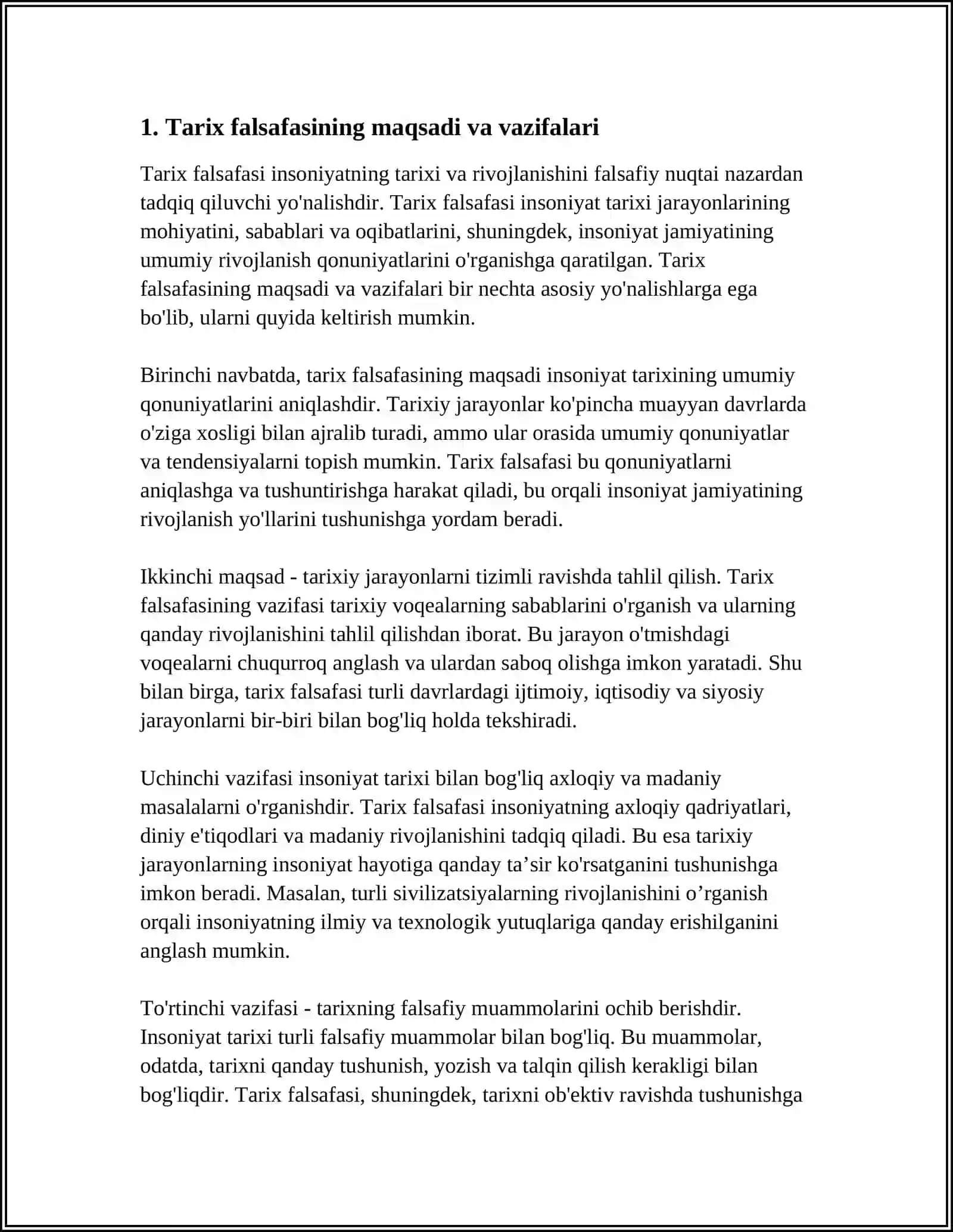 TARIX FALSAFASI 3