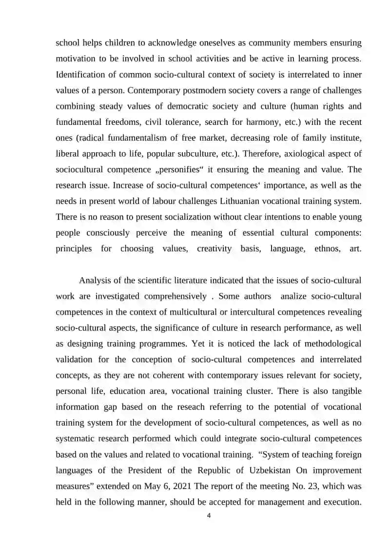 Development of Socio-Cultural Competences in the Initial Vocational Training System 3