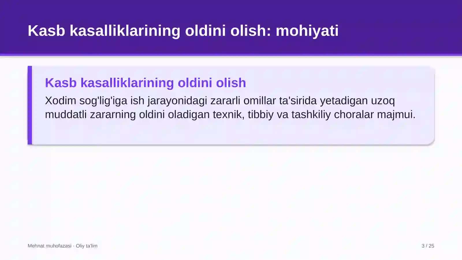 Ekoturizmda kasb kasalliklarining oldini olish 3