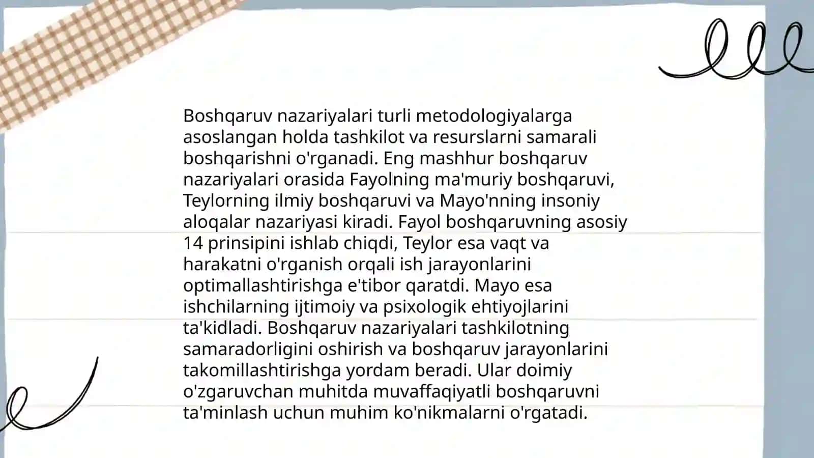 Boshqaruvning asosiy tushunchalari 3
