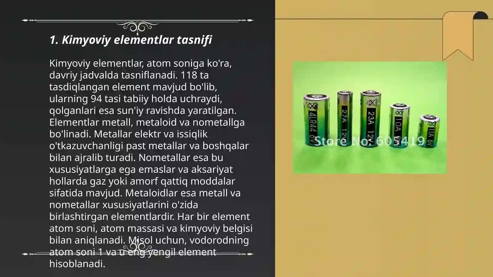 Elementlerdin' tu'rleri ha'm a'hmiyeti 3