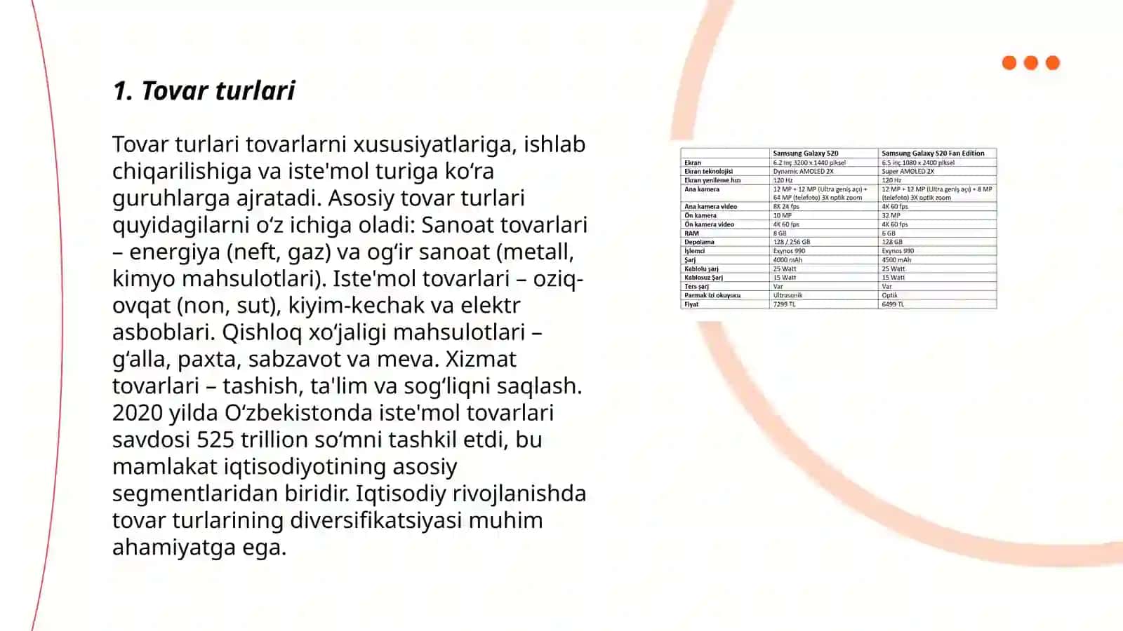 Tovar va uning xususiyatlari 3