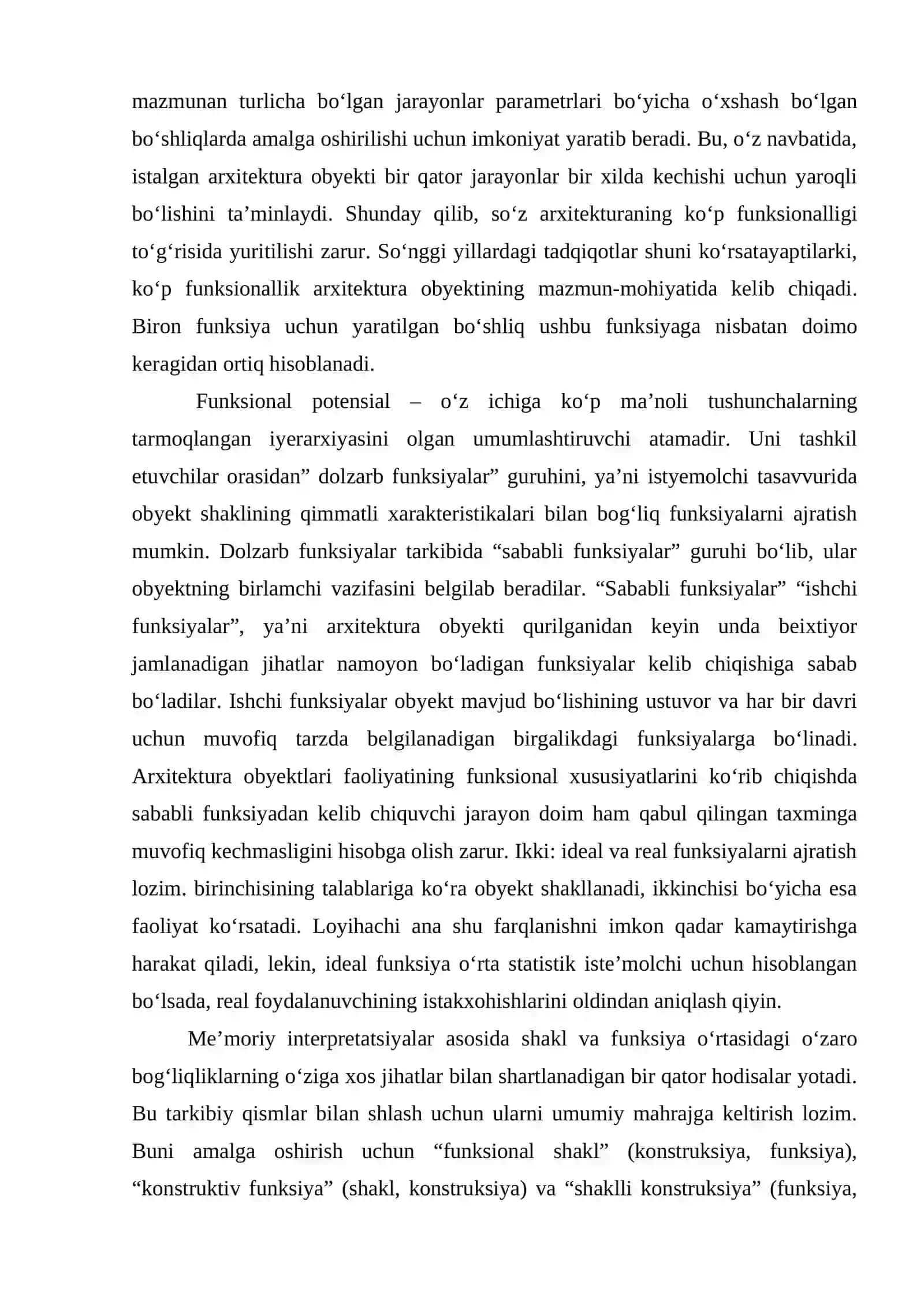 Bino va inshootning tipologik tashkil etuvchilari funksiyasi, konstruksiyasi, shakli 3