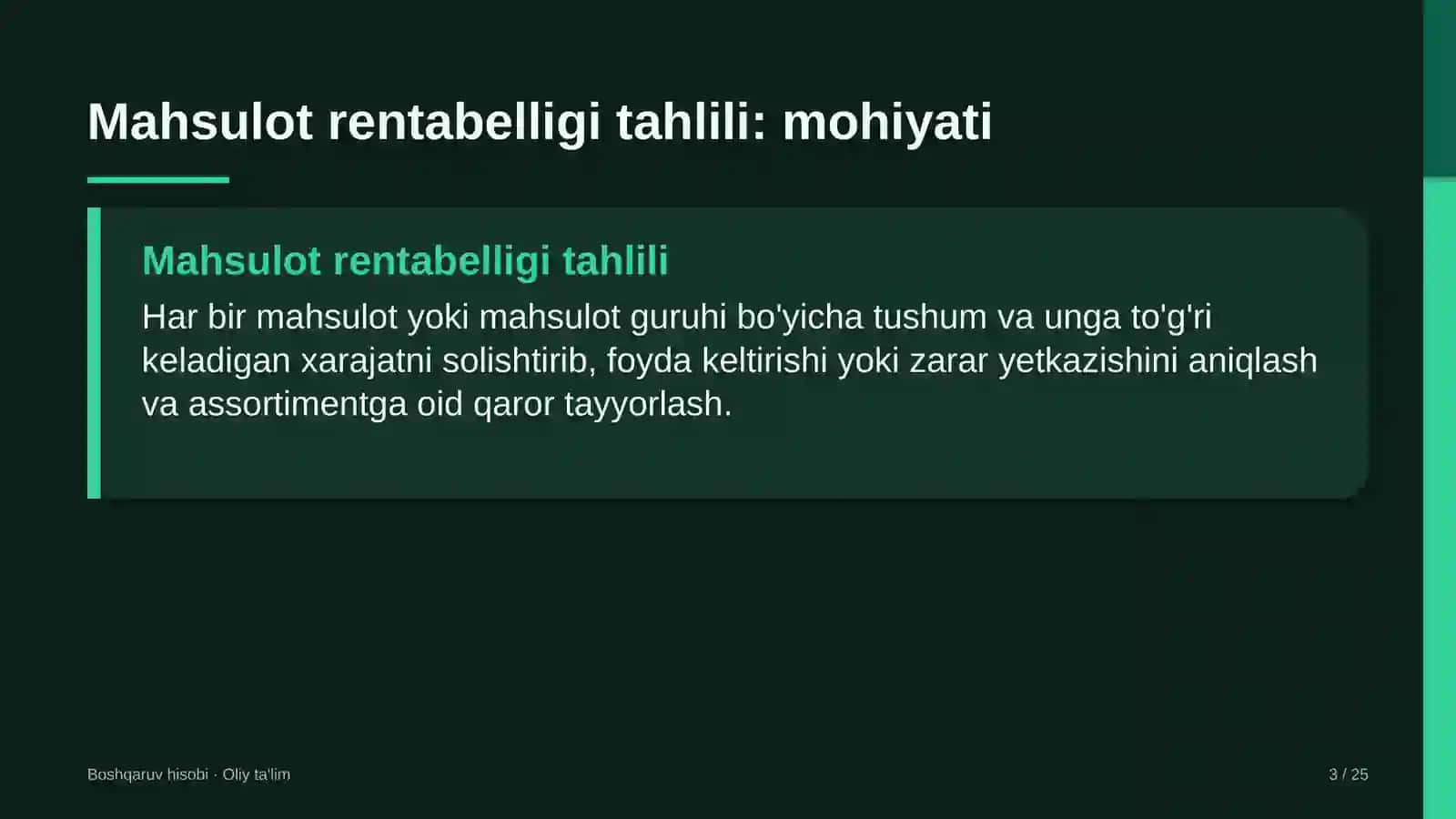 davlat banklarida mahsulot rentabelligini tahlil qilish 5942 3