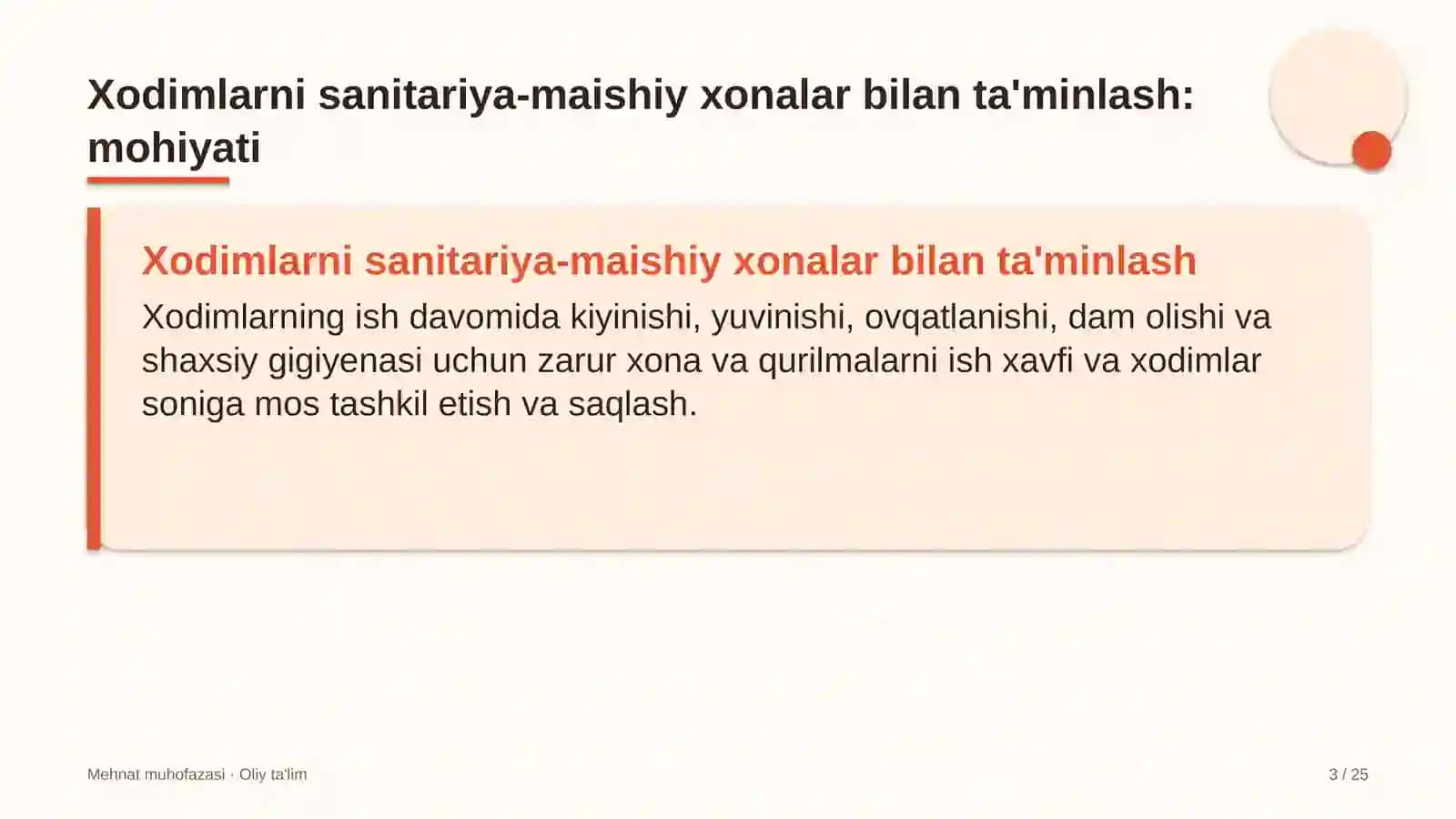 mineral o'g'itlar ishlab chiqarishda xodimlarni sanitariya maishiy xonalar bilan ta'minlash 5059 3