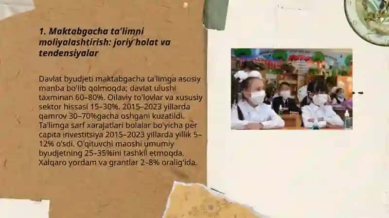 Turli darajalarda taʼlimni moliyalashtirish holati va tendesiyalari 3