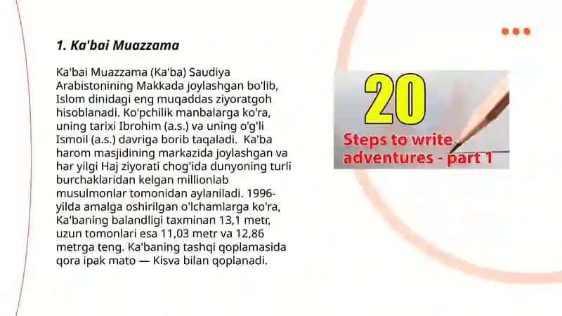 Muqaddas qadamjolar 3