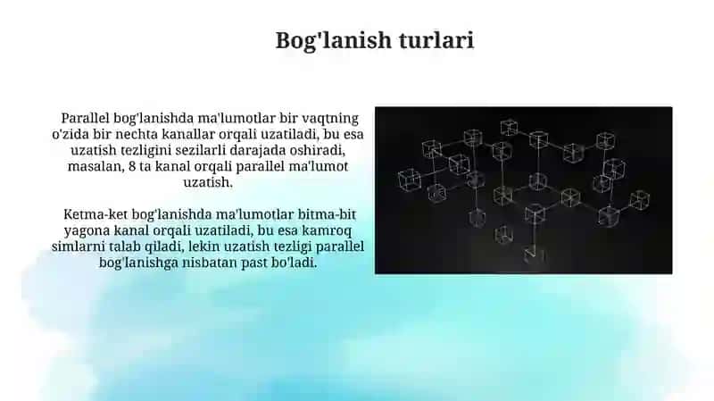 Bog'lanish turlari 3