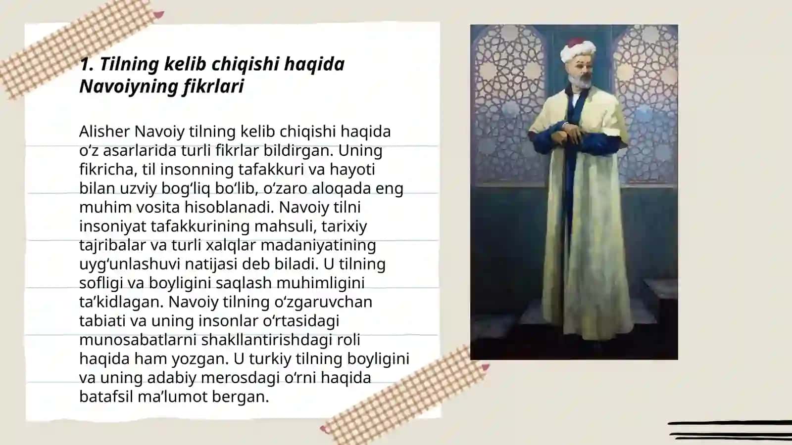 Navoiyning lingvistik qarashlari 3