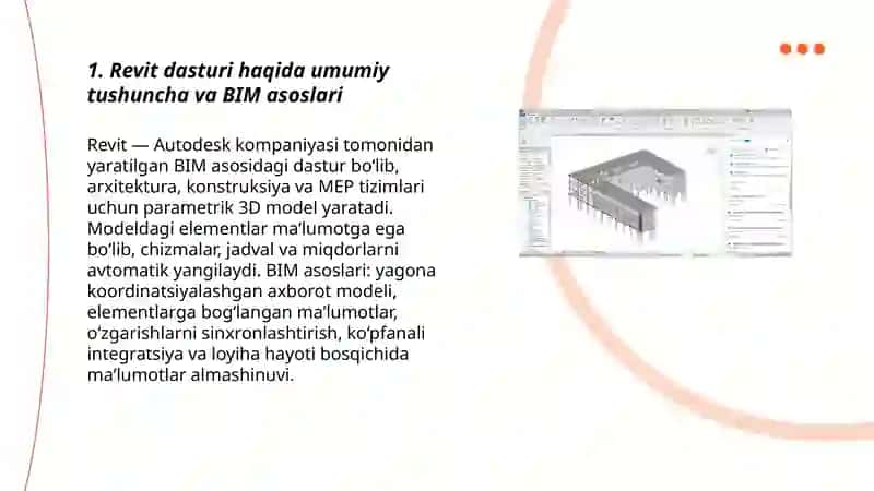 Revit dasturi 3