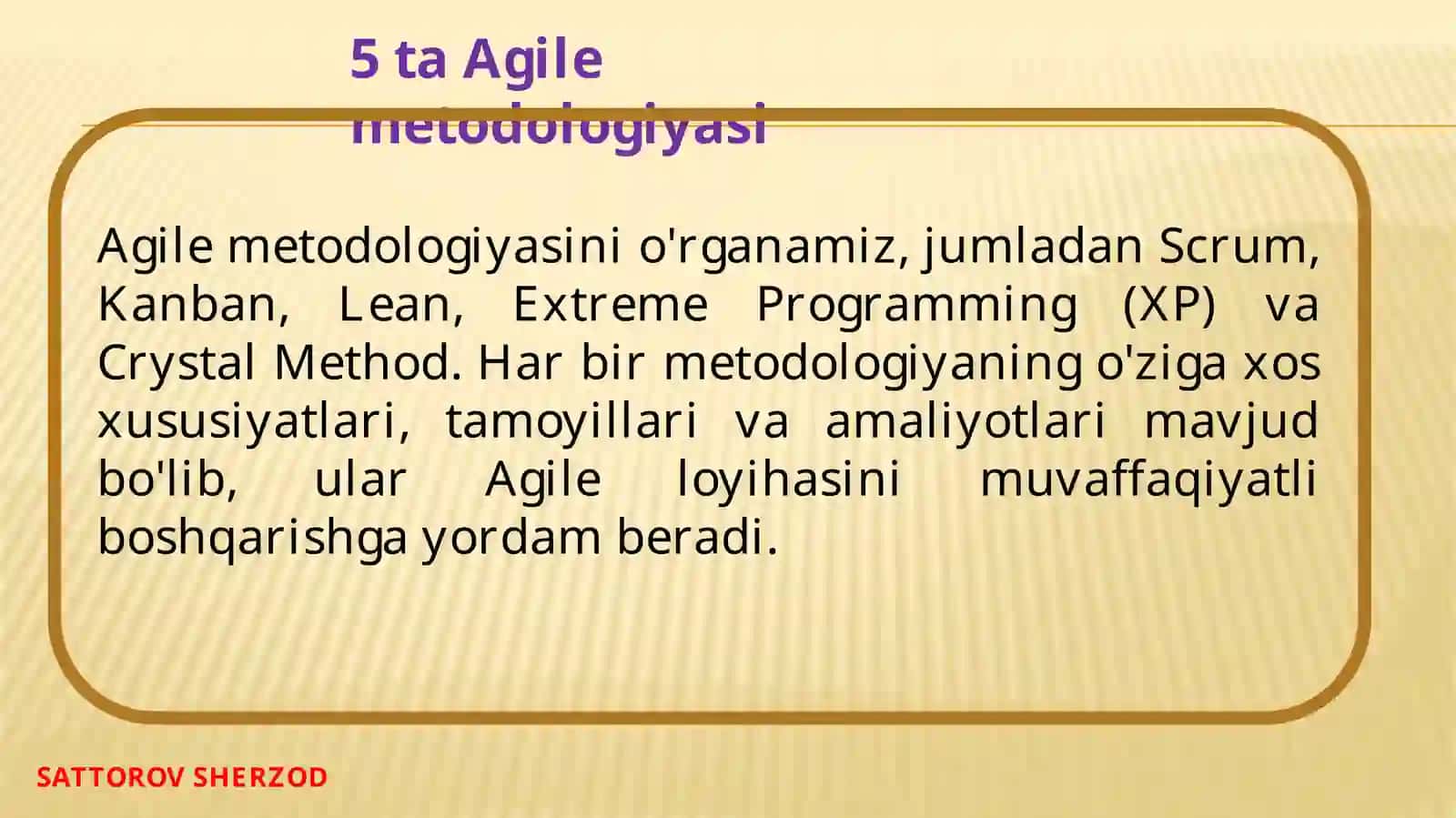 AGILE VA SCRUM 3