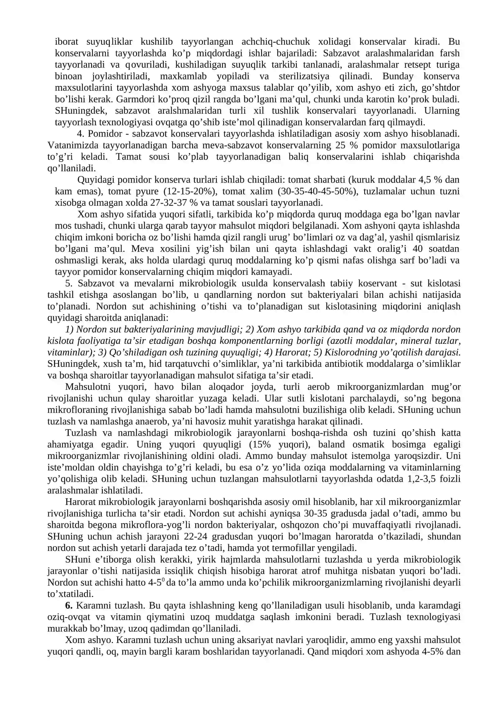 MA’RUZA: KARTOSHKA, SABZAVOT VA MEVALARNI BIRLAMCHI QAYTA ISHLASH TEXNOLOGIYASI 3