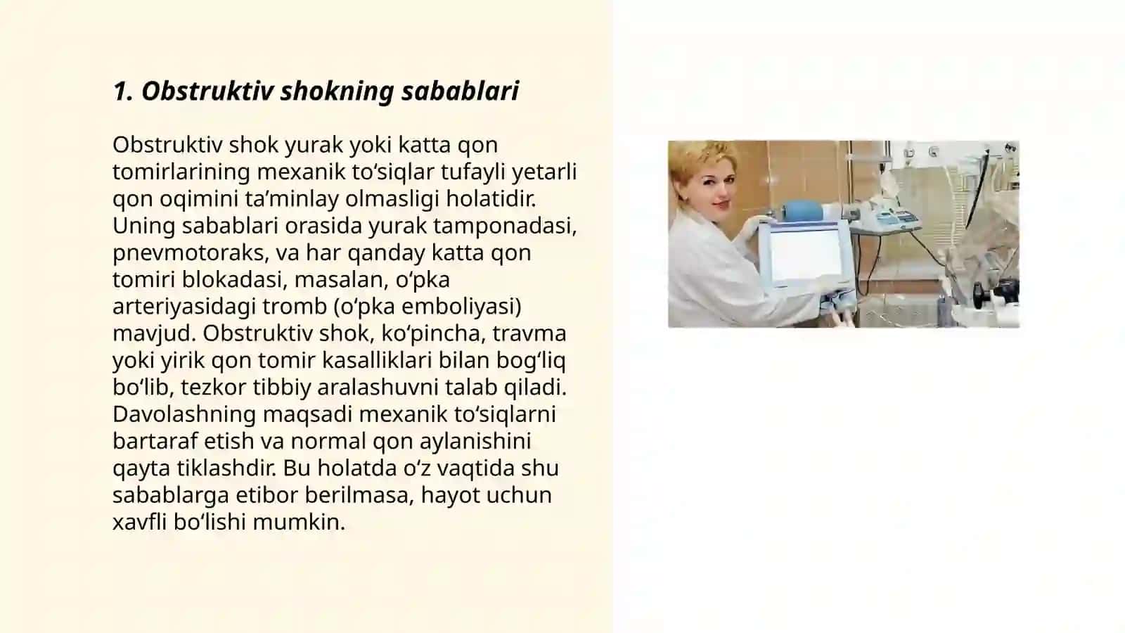Obstruktiv shok 3