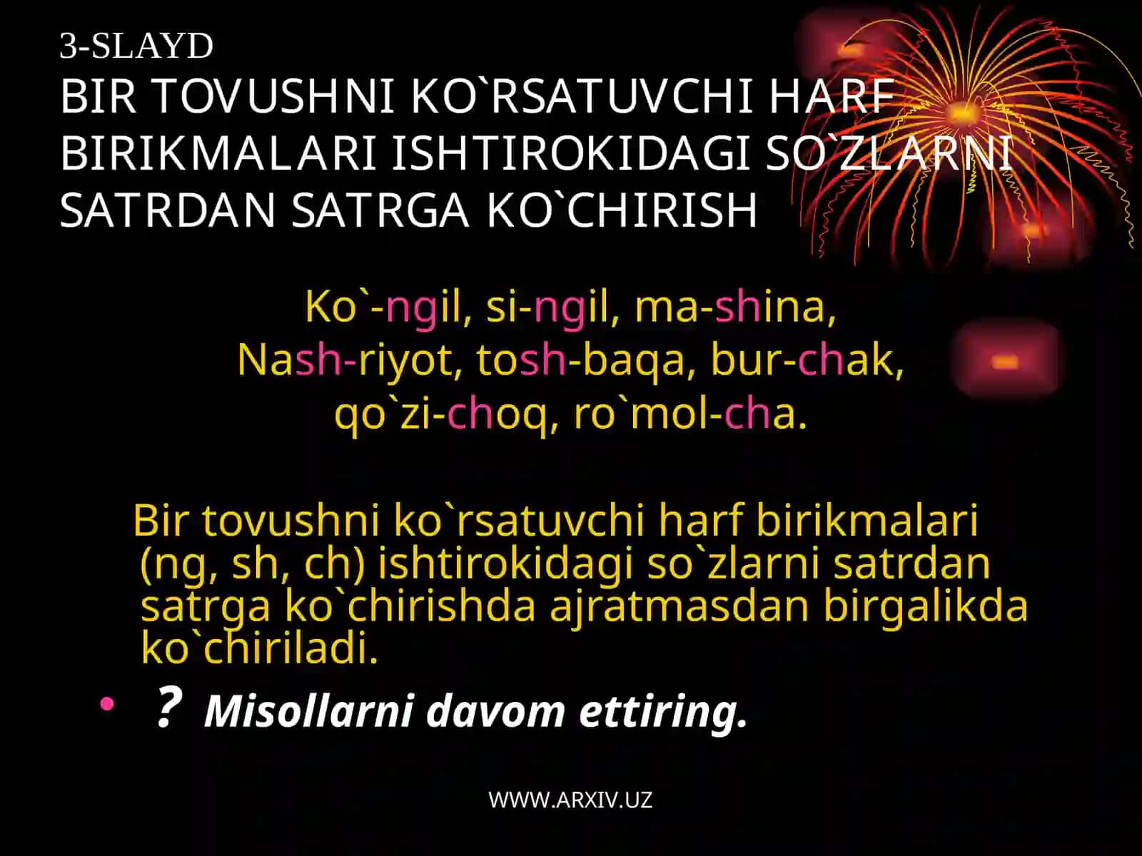 BO`G`IN KO`CHIRISH QOIDALARI 3
