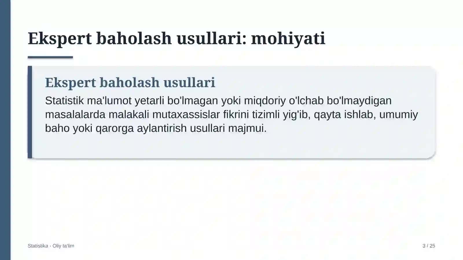 Buyumlar interneti sohasida ekspert baholash usullari 3