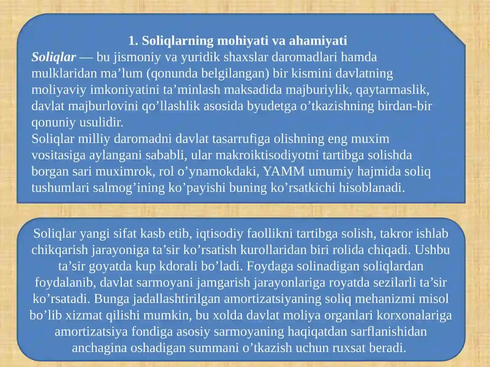 QISHLOQ XO’JALIGIDA BUXGALTERIYA HISOBI VA SOLIQQA TORTISH FANI 3