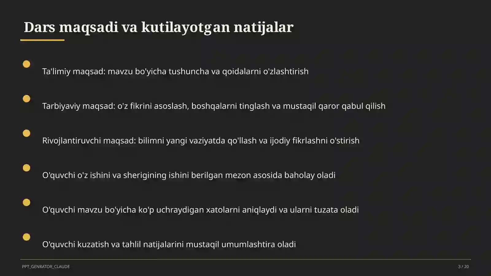 Mulk huquqi va intellektual mulk (11-sinf) 3