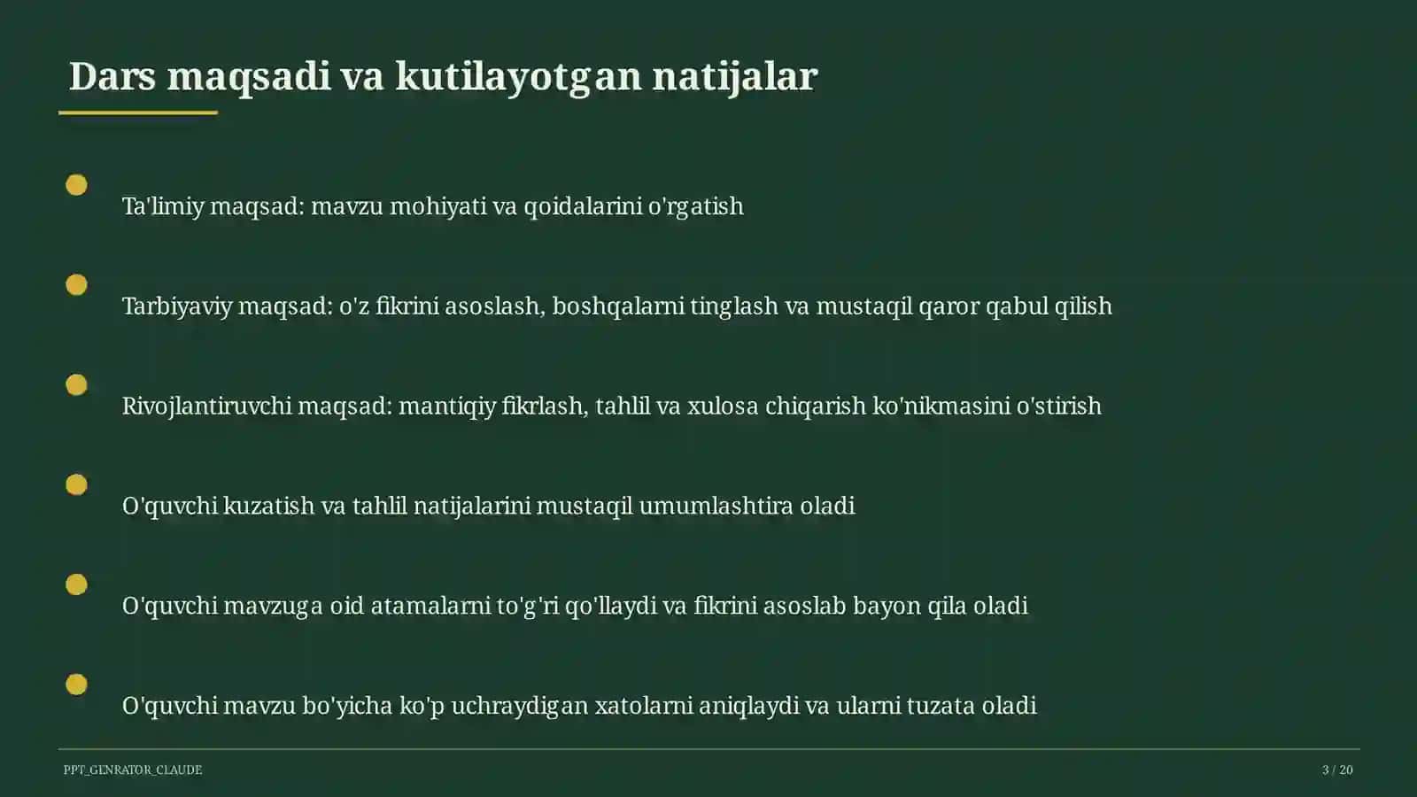Sinf soati uchun 2026-2027 o'quv yili mavzulari: tarbiyaviy soatlarni rejalashtirish (2026) 3