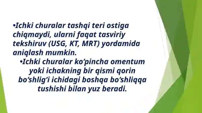 Qorin boʻshligʻi ichki churralari 3